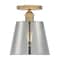 Nuvo Fixture, Semi Flush, 1-Lght, Incandescent, 100W, 120V, A19, Medium Bse, Length: 7.25 60/7323 - alternate 2